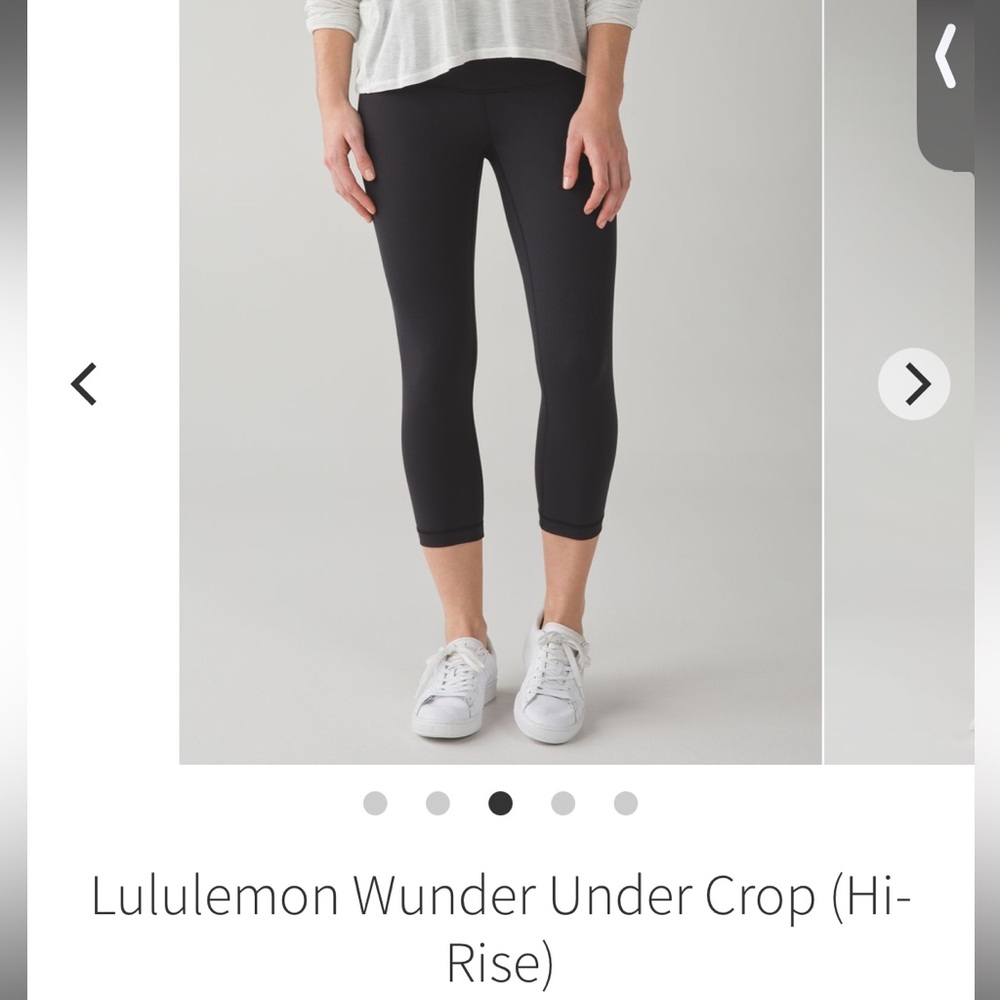 Lululemon Wunder Under Crop (Hi-Rise)